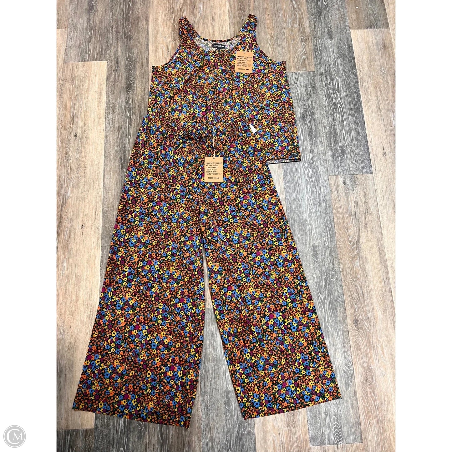 Pants Set 2pc By Toad & Co In Floral Print, Size: M