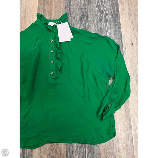 Blouse Designer By Christy Lynn In Green, Size: Xs