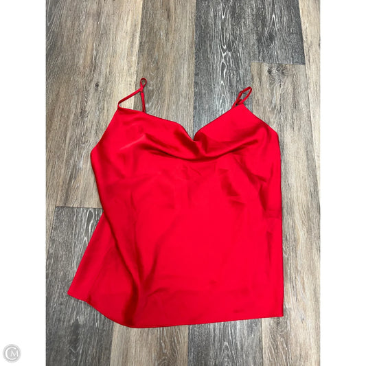 Top Sleeveless By The Drop In Red, Size: L