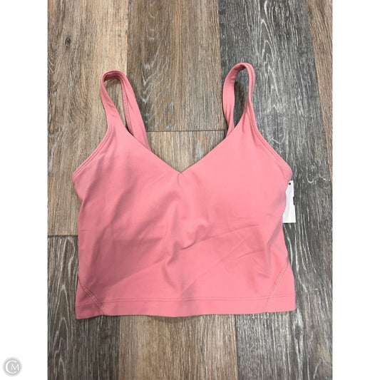 Athletic Tank Top By Lululemon In Pink, Size: 2