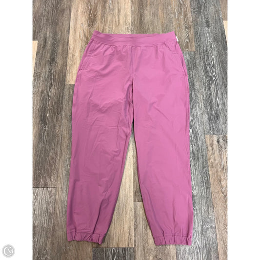 Athletic Pants By Lululemon In Pink, Size: 10