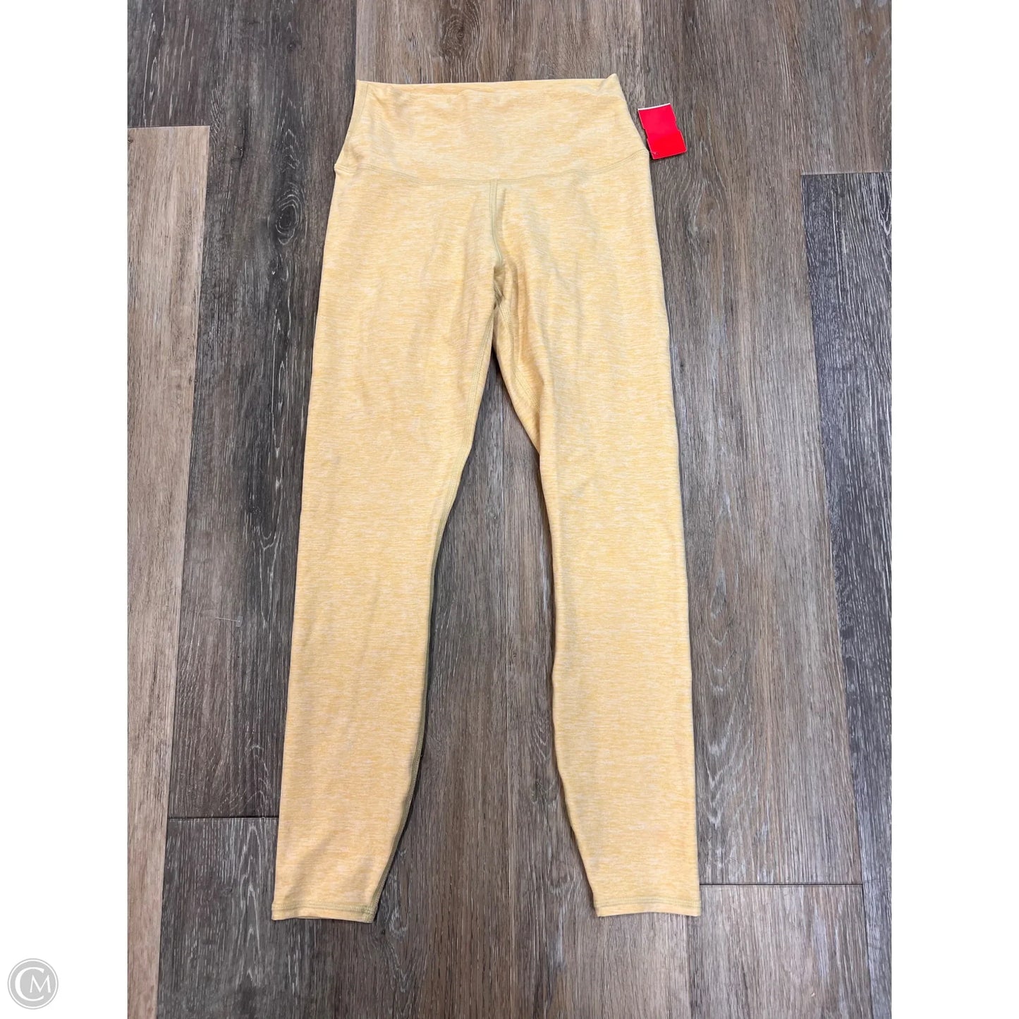 Athletic Leggings By Alo In Yellow, Size: Xs
