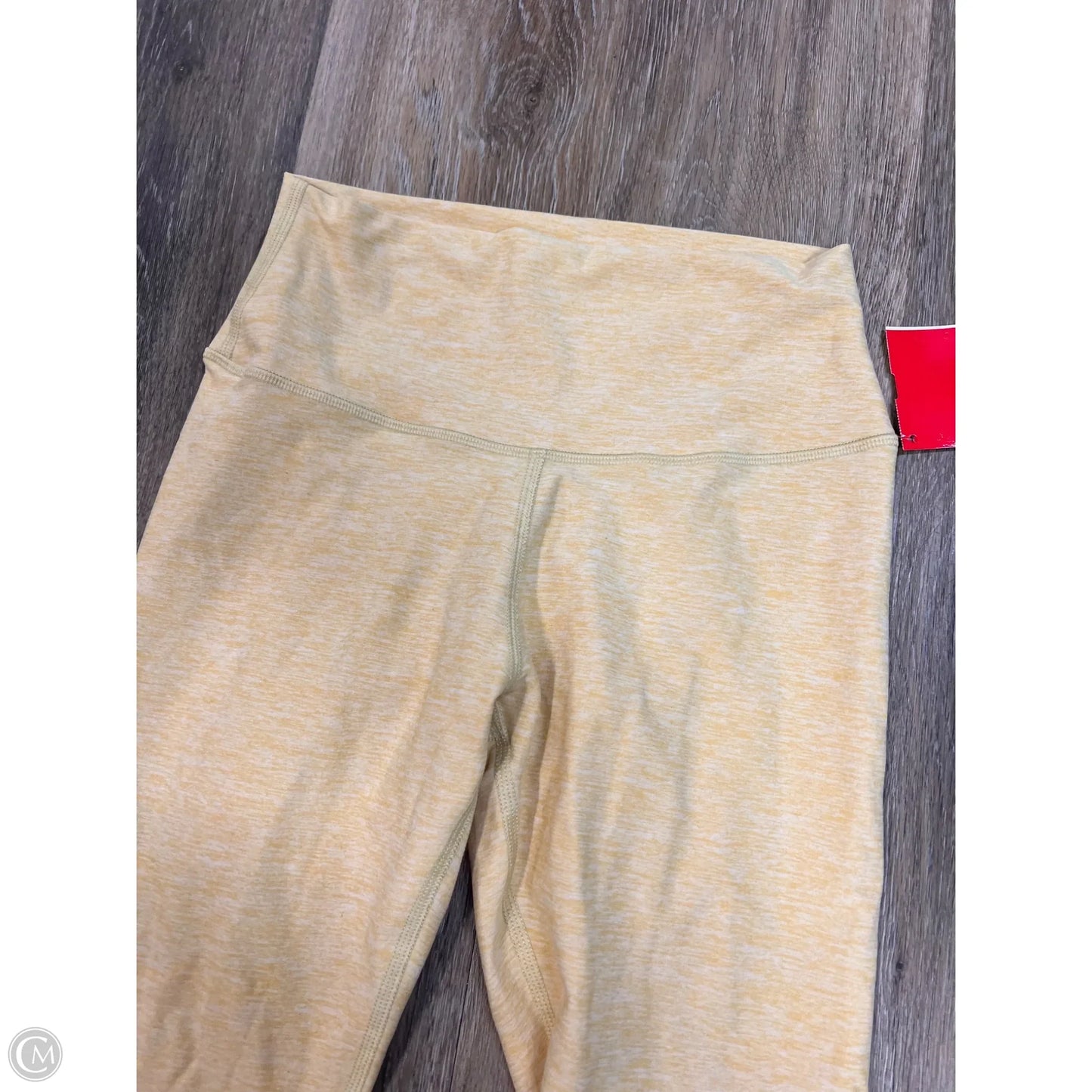Athletic Leggings By Alo In Yellow, Size: Xs
