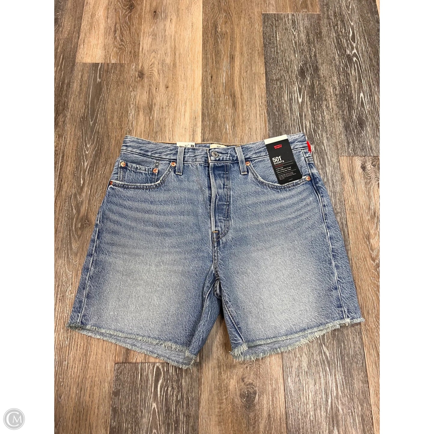 Shorts By Levis In Blue Denim, Size: 8/29
