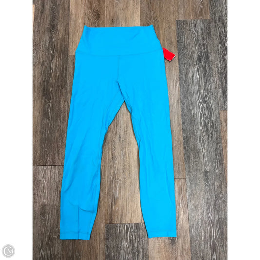 Athletic Leggings By Heynuts In Blue, Size: M