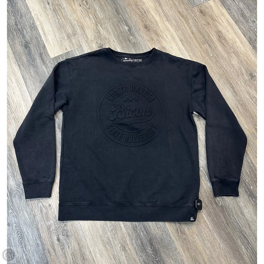 Athletic Sweatshirt Crewneck By Gameday Social In Black, Size: Xxl