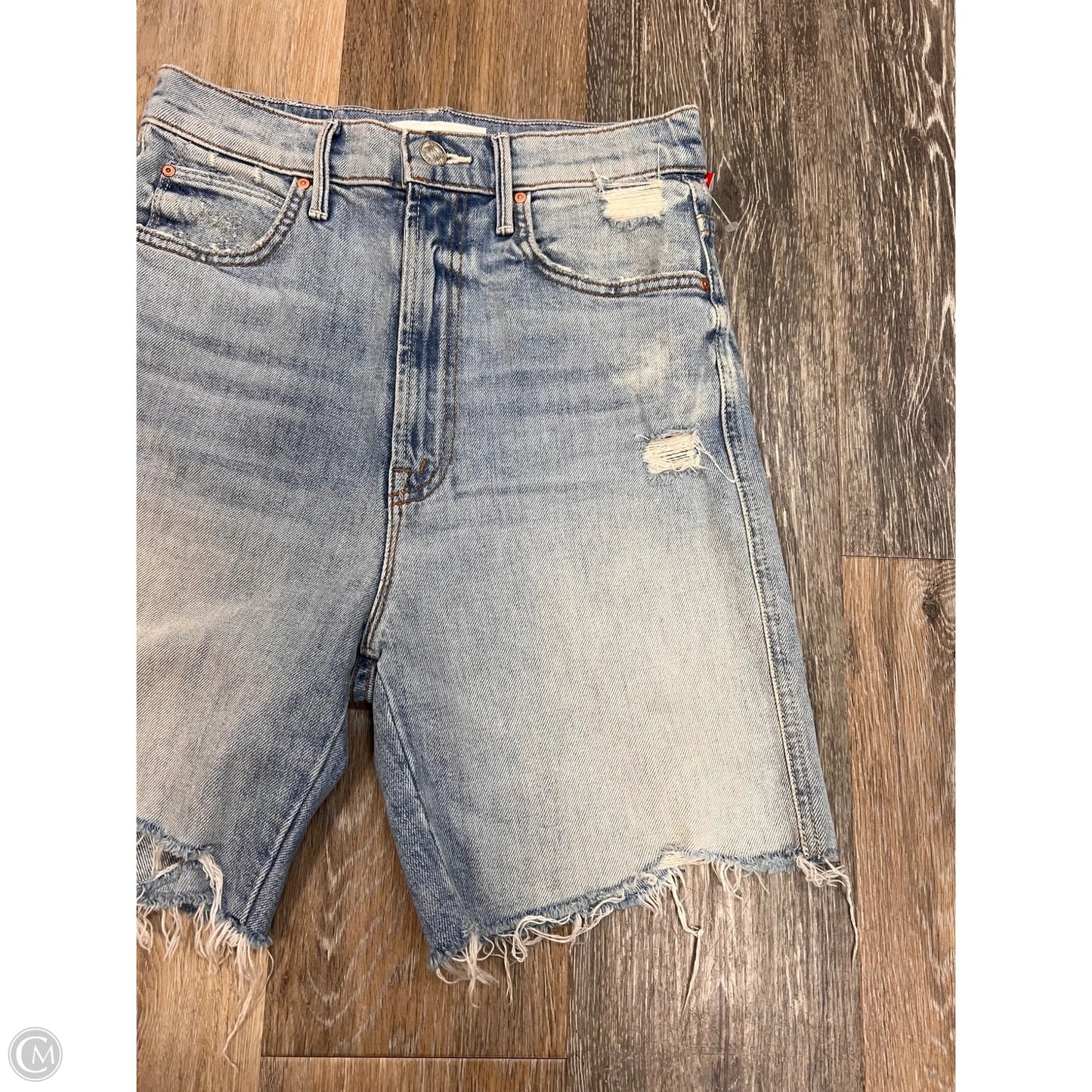 Shorts Designer By Mother In Blue Denim, Size: 1/25