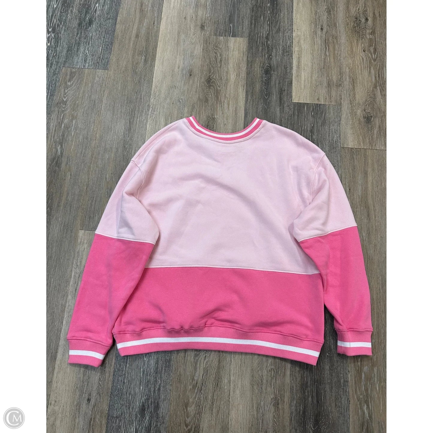 Sweatshirt Crewneck By Hello Kitty In Pink, Size: Xxl