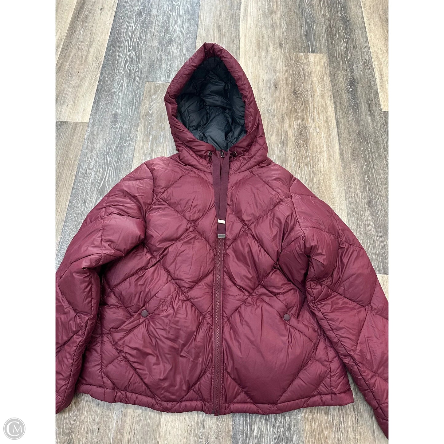 Jacket Puffer & Quilted By Eddie Bauer In Red, Size: L