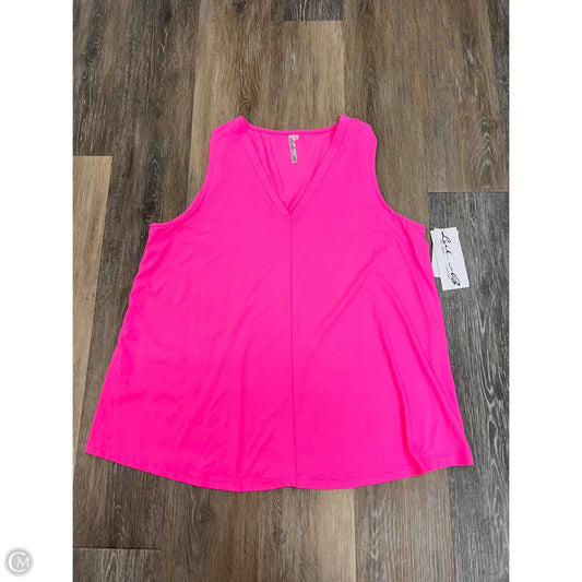 Tank Top By Lulu B In Pink, Size: L