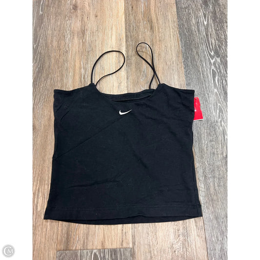 Athletic Tank Top By Nike Apparel In Black, Size: S