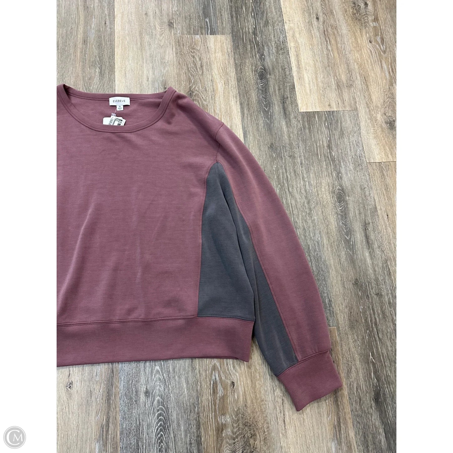 Sweatshirt Crewneck By Evereve In Mauve, Size: Xl