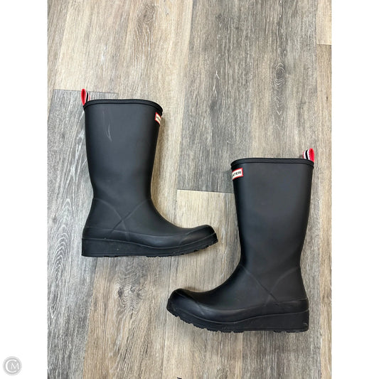 Boots Rain By Hunter In Black, Size: 7
