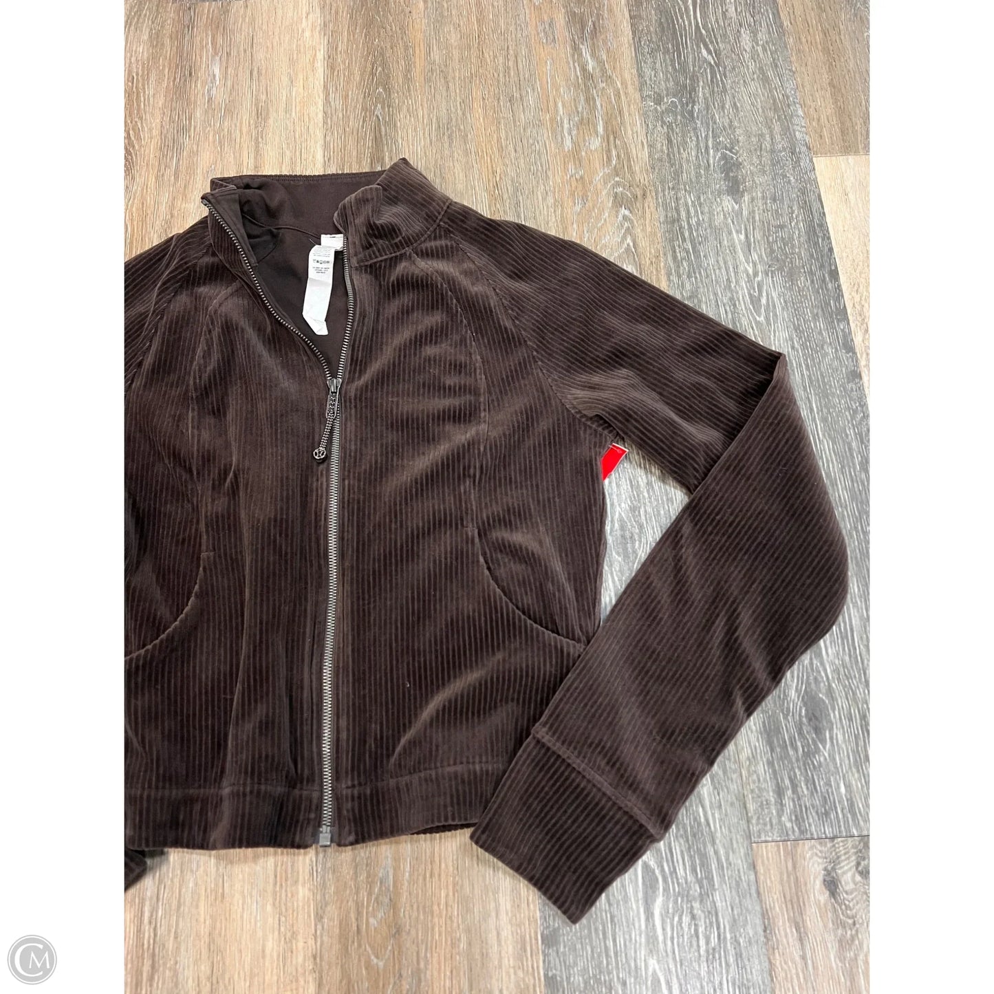 Athletic Sweatshirt Collar By Lululemon In Brown, Size: 8