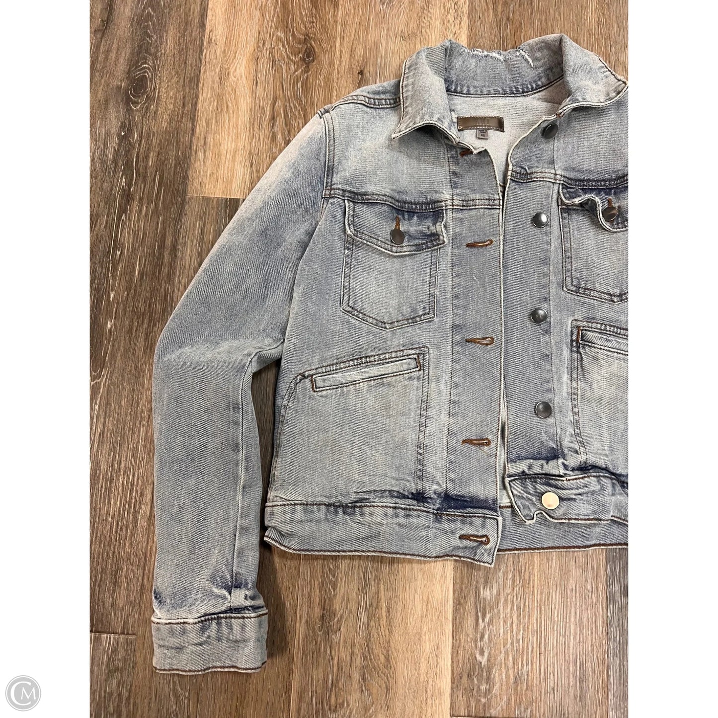 Jacket Denim By Kut In Blue Denim, Size: Xs