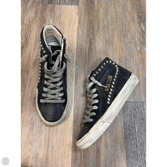 Shoes Luxury Designer By Golden Goose In Black, Size: 7/37