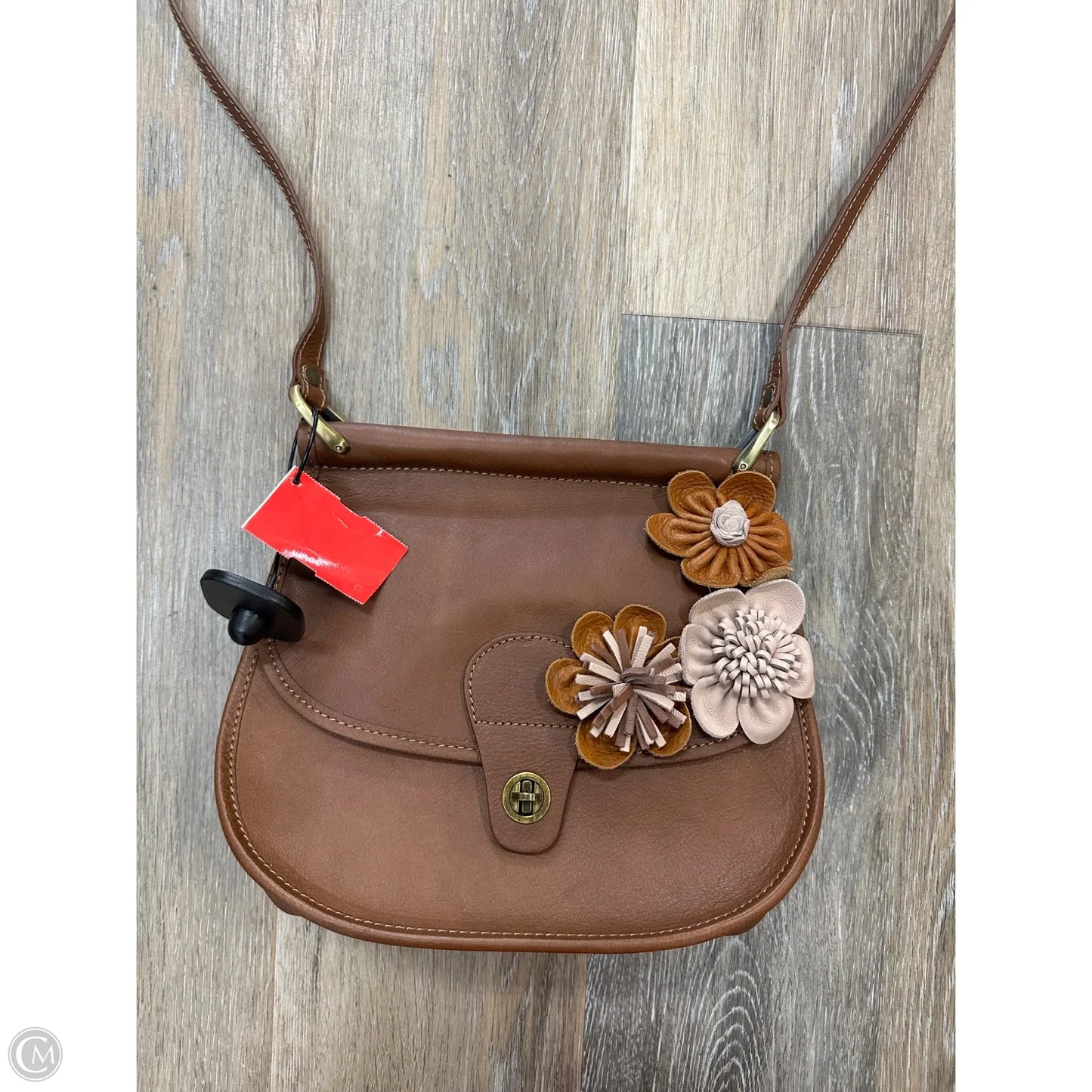 Handbag Leather By Sundance, Size: Medium