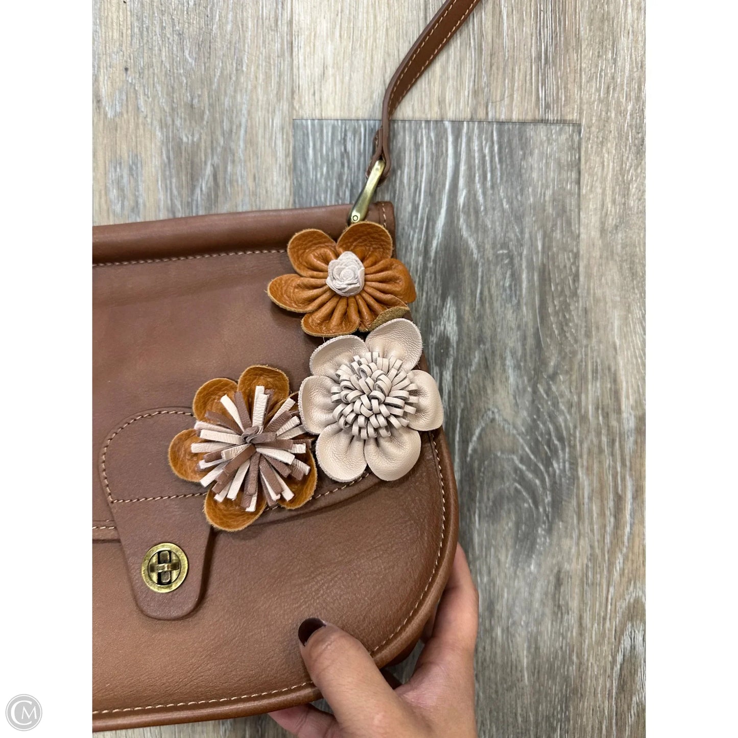 Handbag Leather By Sundance, Size: Medium