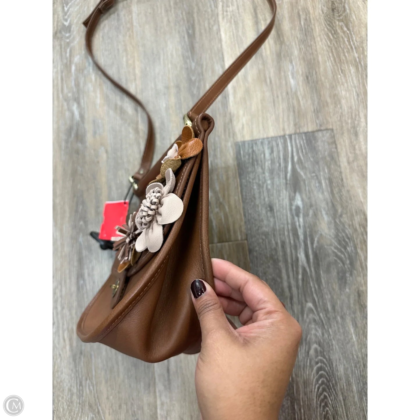 Handbag Leather By Sundance, Size: Medium