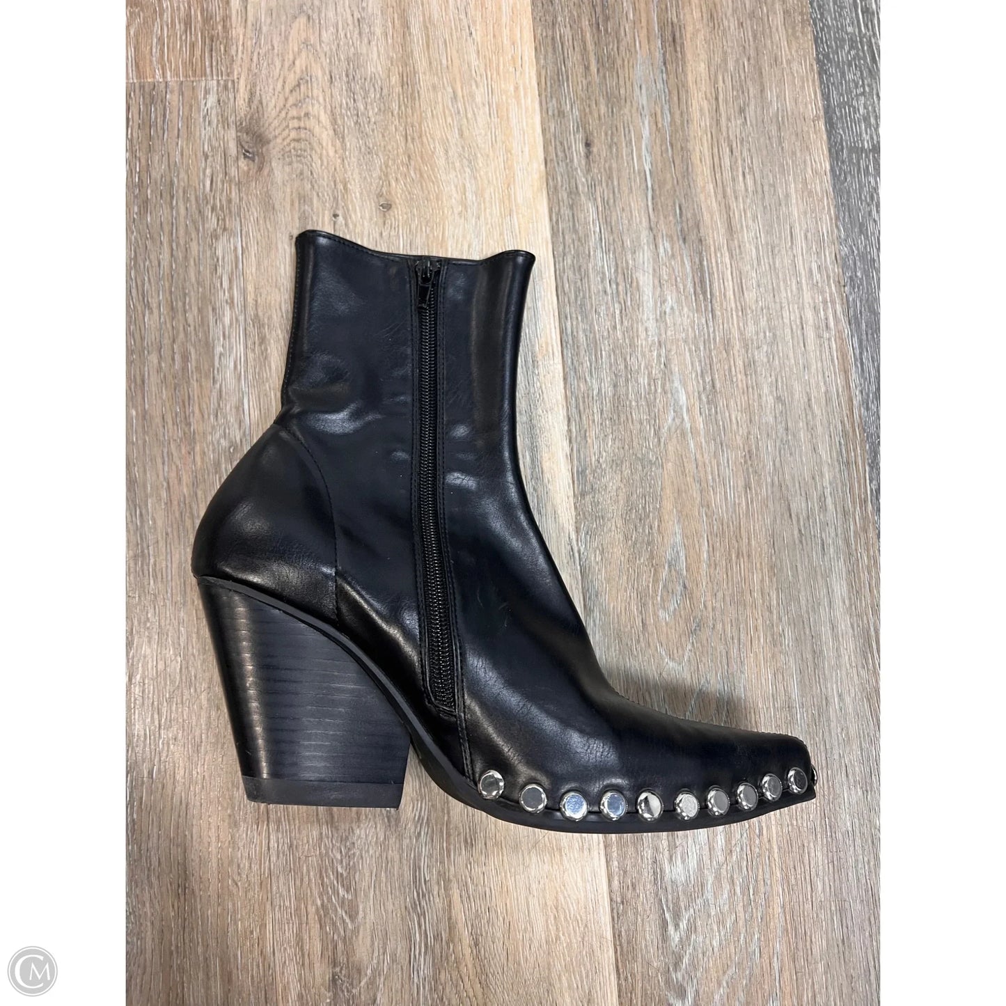 Boots Ankle Heels By Jeffrey Campbell In Black, Size: 9.5