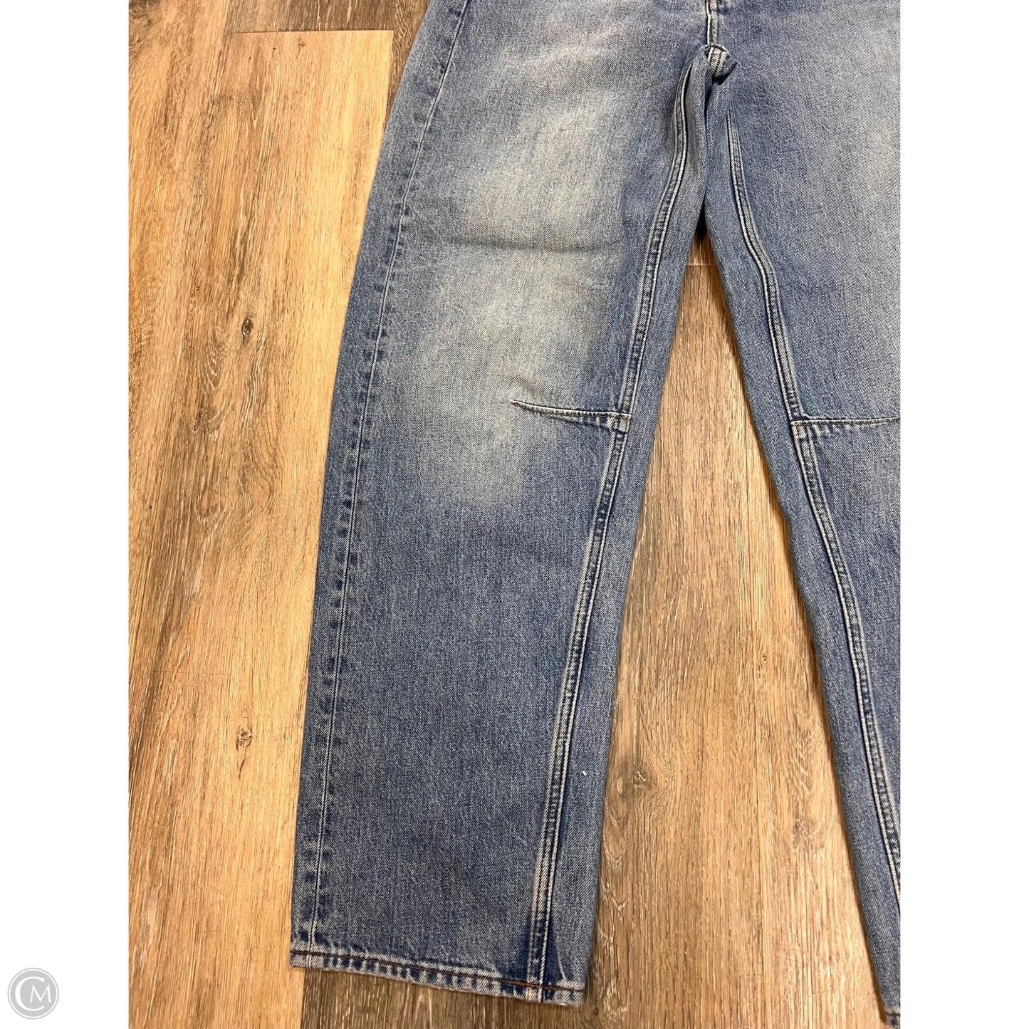 Jeans Straight By Madewell In Blue Denim, Size: 0/24 Tall