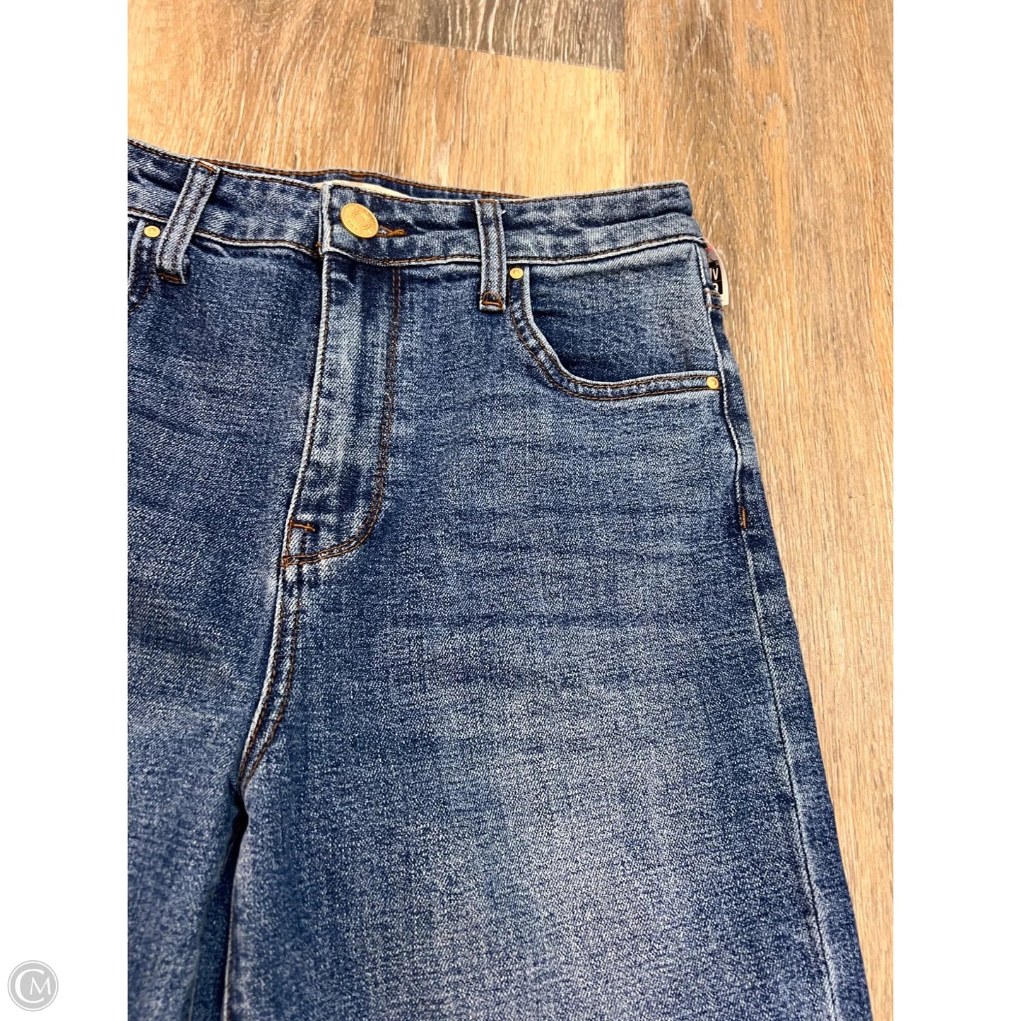 Jeans Wide Leg By Kut In Blue Denim, Size: 0