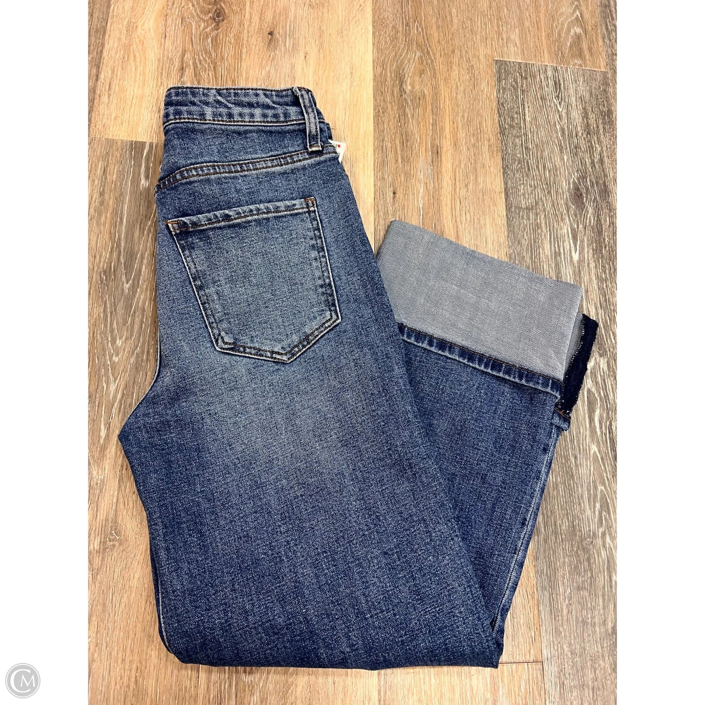 Jeans Wide Leg By Kut In Blue Denim, Size: 0