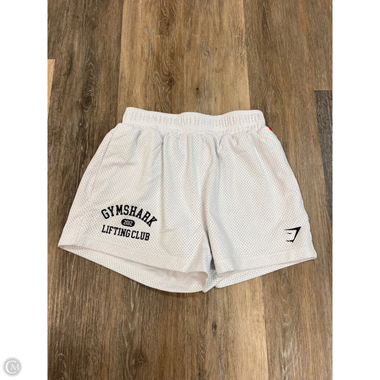 Athletic Shorts By Gym Shark In White, Size: S