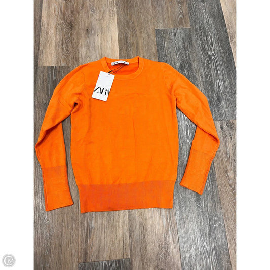 Sweater By Zara In Orange, Size: S