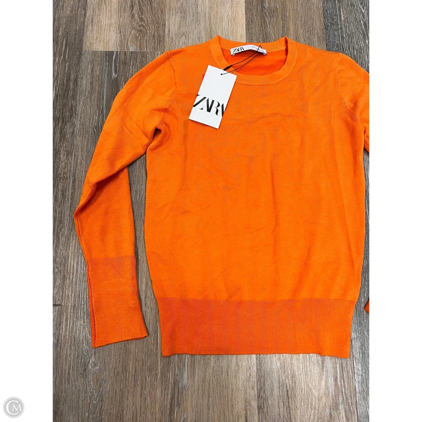 Sweater By Zara In Orange, Size: S