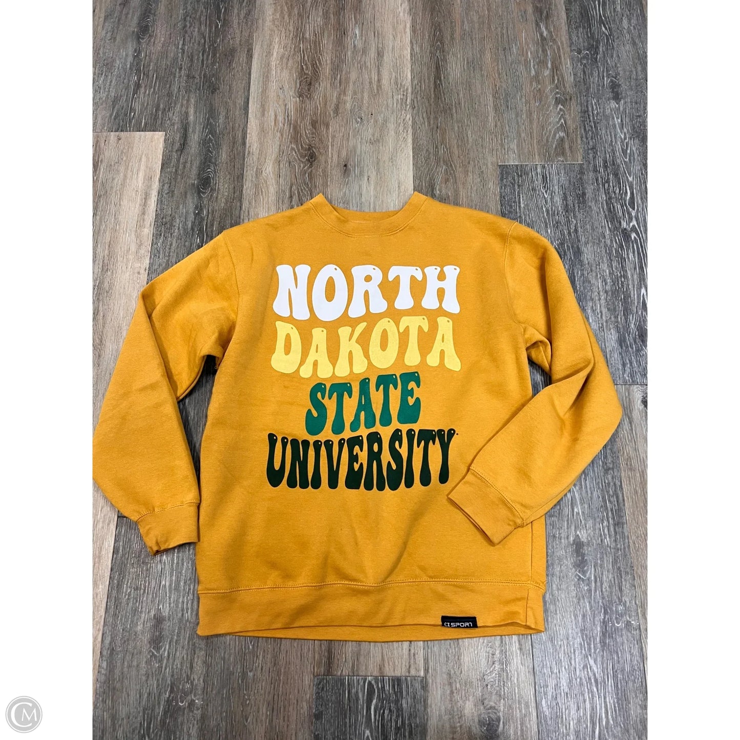 Athletic Sweatshirt By CI Sport In Gold, Size: M