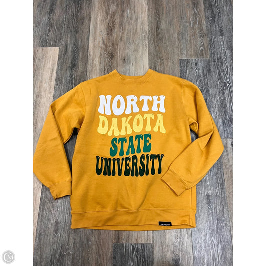 Athletic Sweatshirt By CI Sport In Gold, Size: M