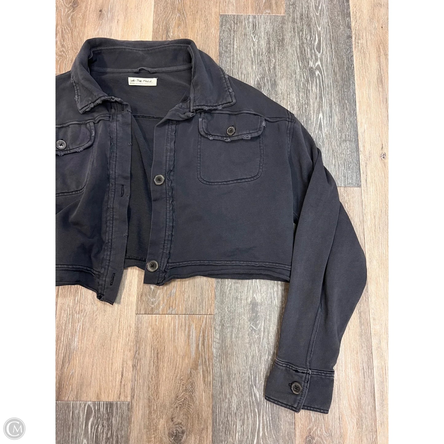 Jacket Shirt By We The Free In Grey, Size: M