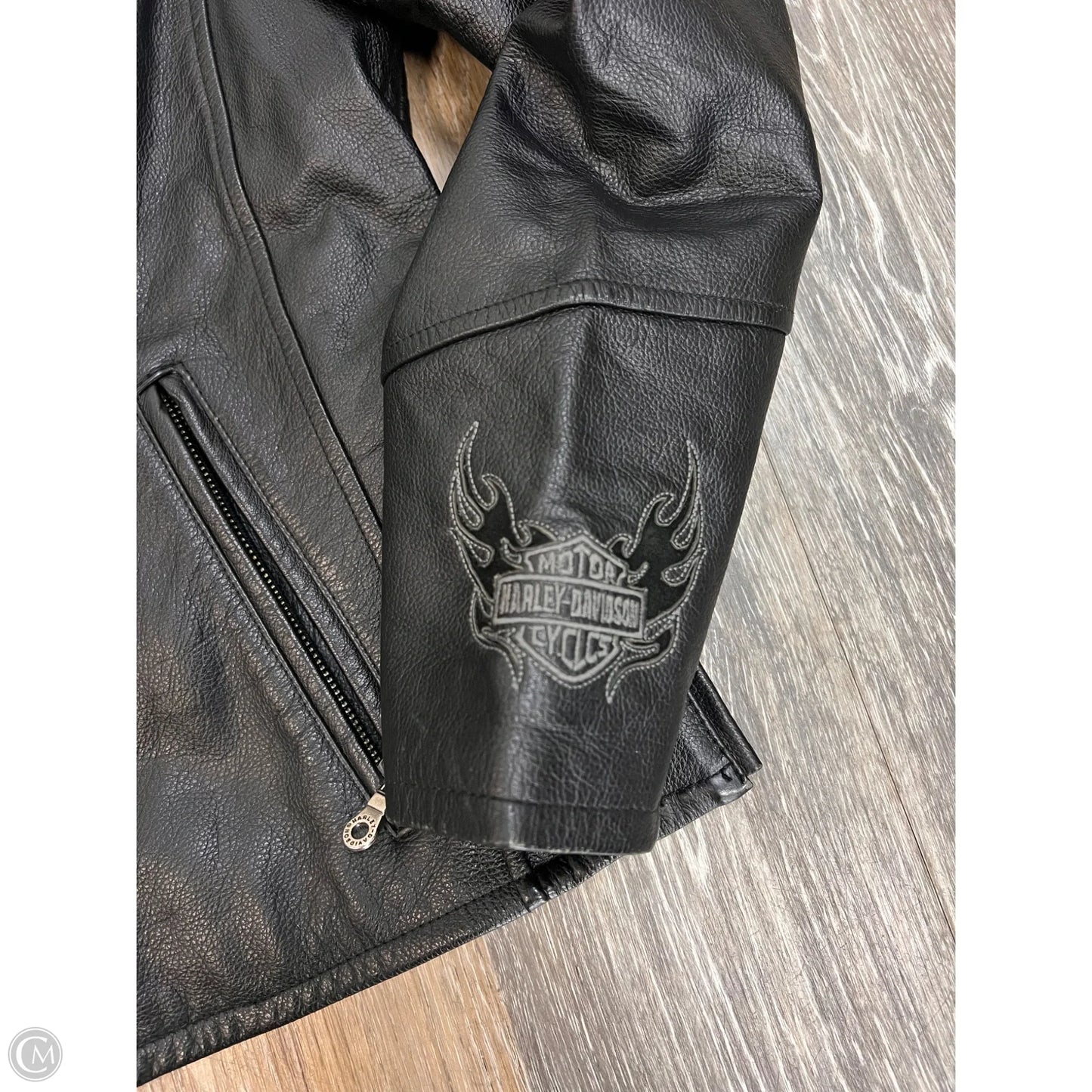 Coat Leather By Harley Davidson In Black, Size: Xl