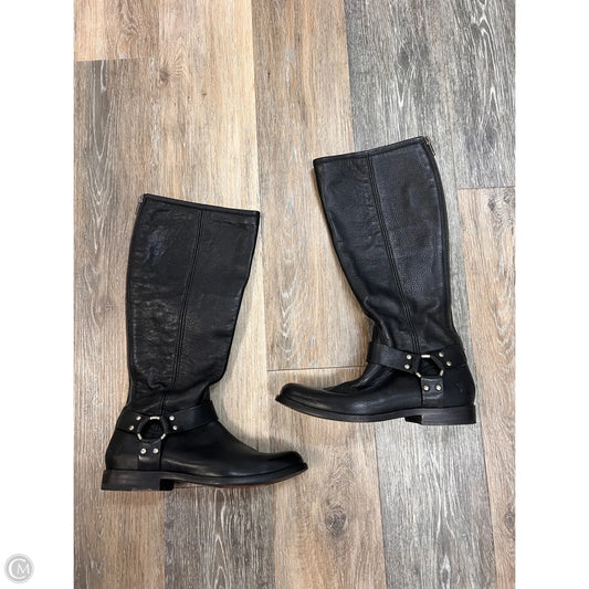 Boots Designer By Frye In Black, Size: 8