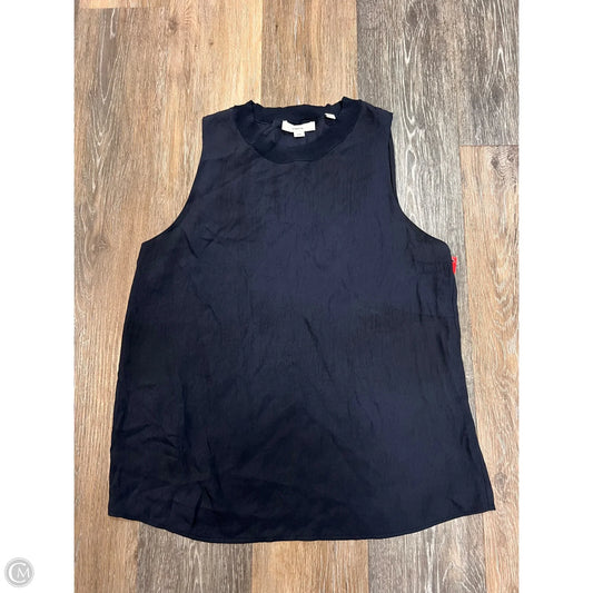 Top Sleeveless By Vince In Navy, Size: M