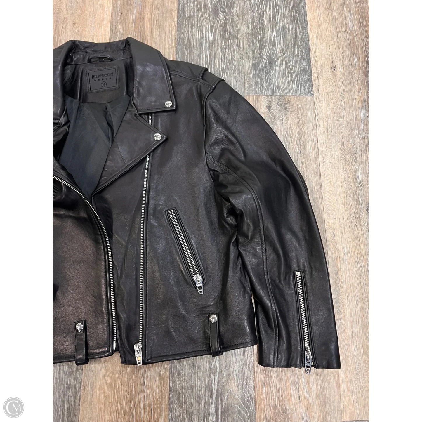 Jacket Moto Leather By Blanknyc In Black, Size: M