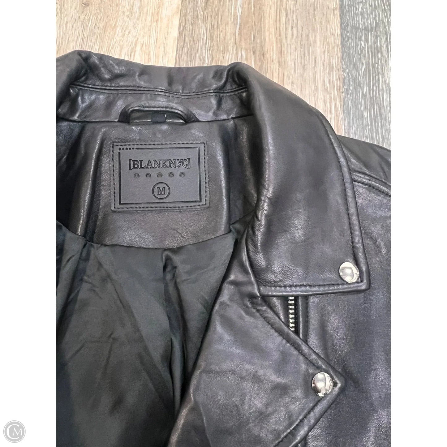 Jacket Moto Leather By Blanknyc In Black, Size: M