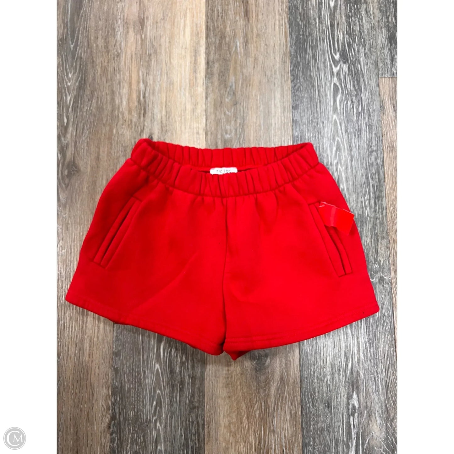 Athletic Shorts By Tic Toc In Red, Size: S