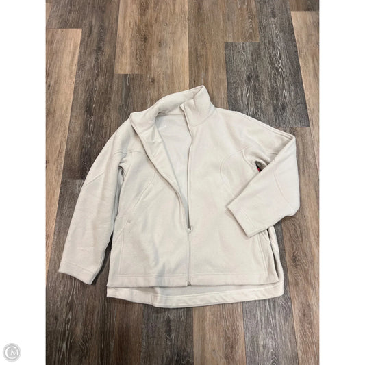 Athletic Sweatshirt Collar By Lululemon In Cream, Size: 6