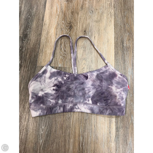 Athletic Bra By Lululemon In Purple, Size: 10