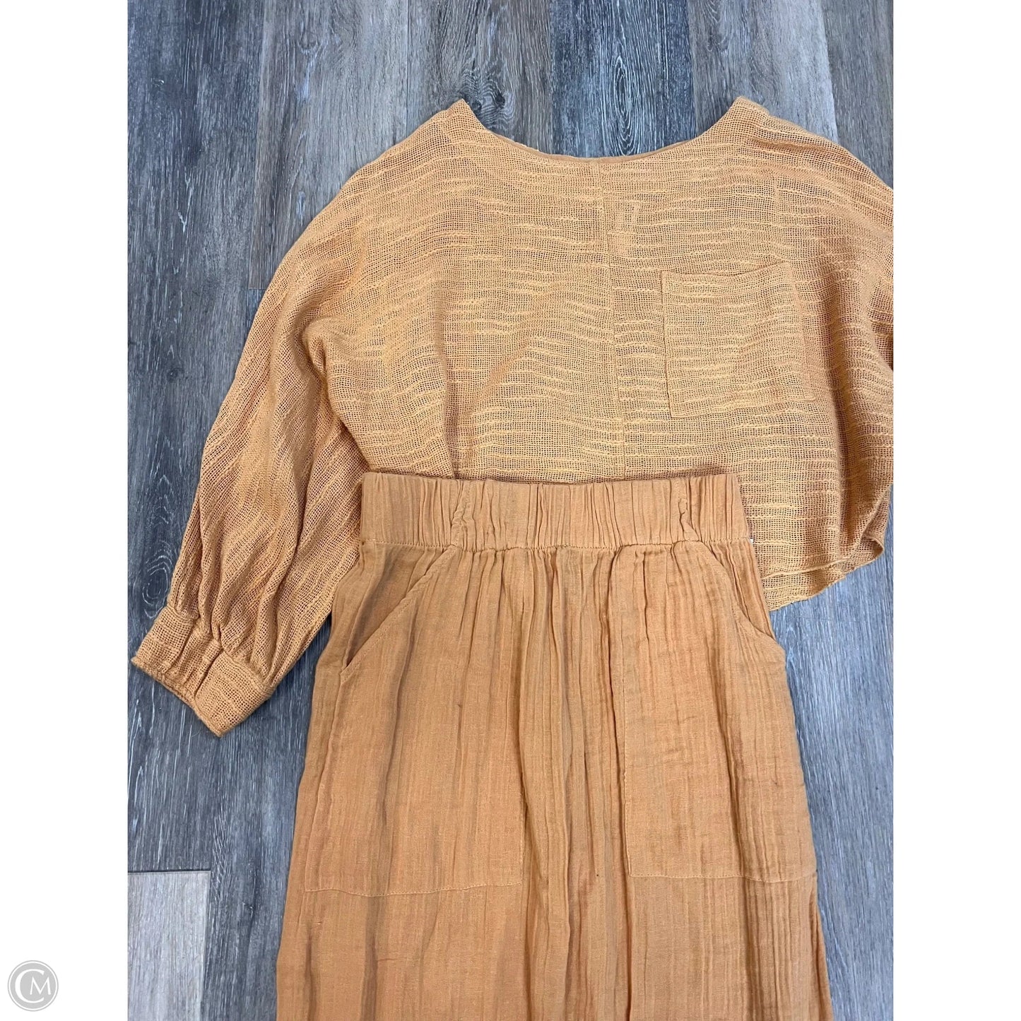 Skirt Set 2pc By Free People In Gold, Size: S