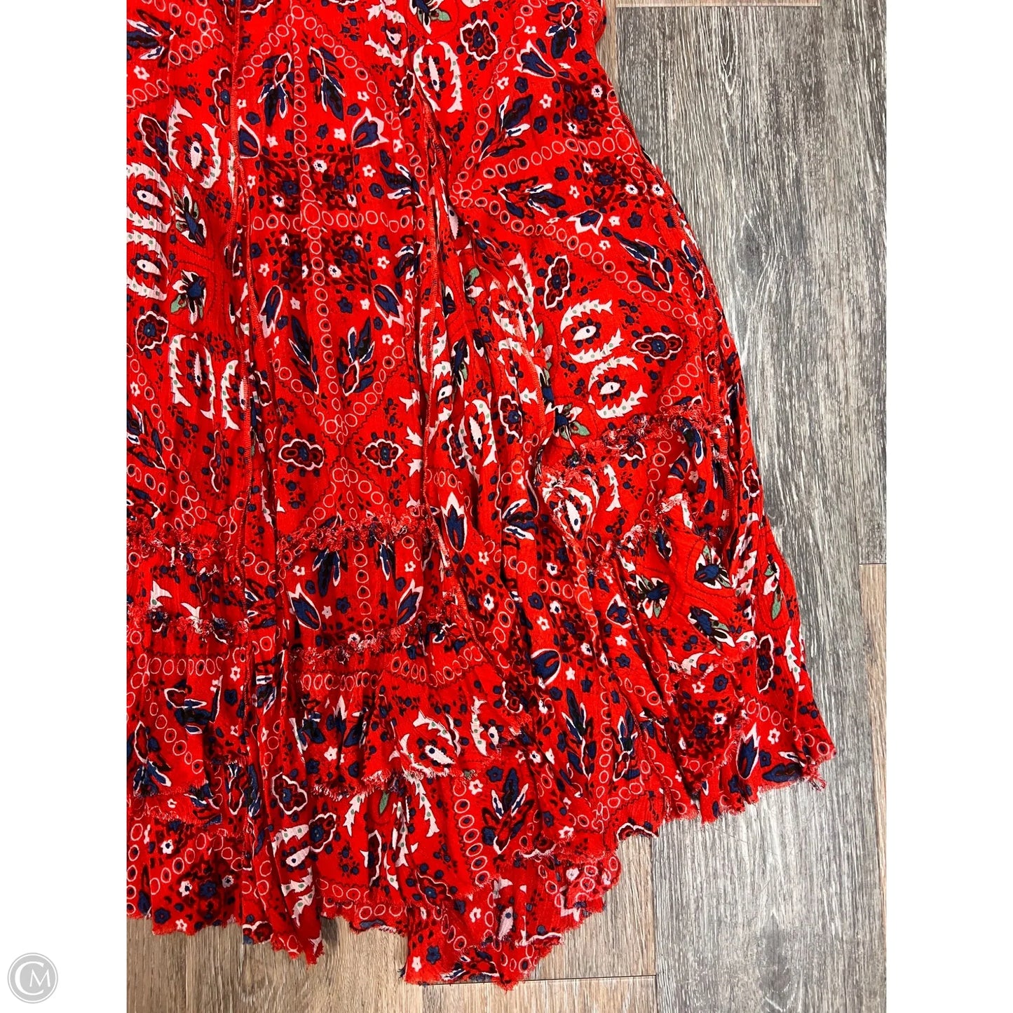 Skirt Maxi By Free People In Red, Size: Xs
