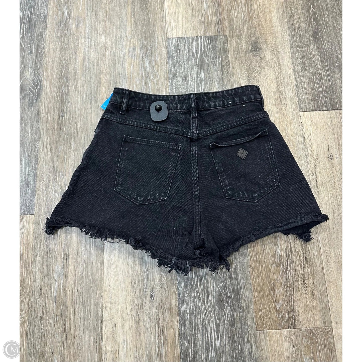 Shorts By Abrand Jeans In Black Denim, Size: 4