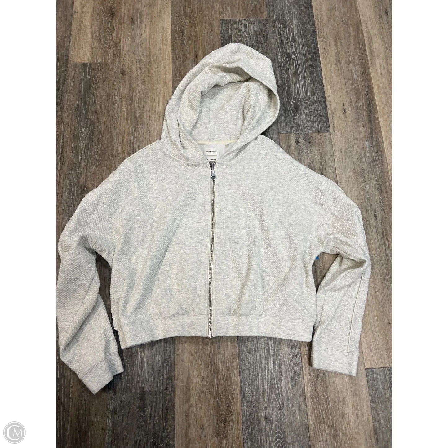 Sweatshirt Hoodie By 7 Diamonds In Grey, Size: Xxl