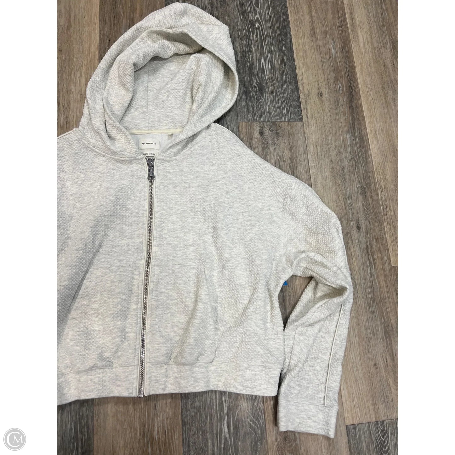 Sweatshirt Hoodie By 7 Diamonds In Grey, Size: Xxl