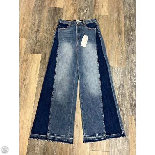 Jeans Wide Leg By Saige In Blue Denim, Size: 8/29