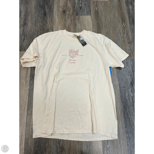 Top Short Sleeve By Comfort Colors In Cream, Size: Xl