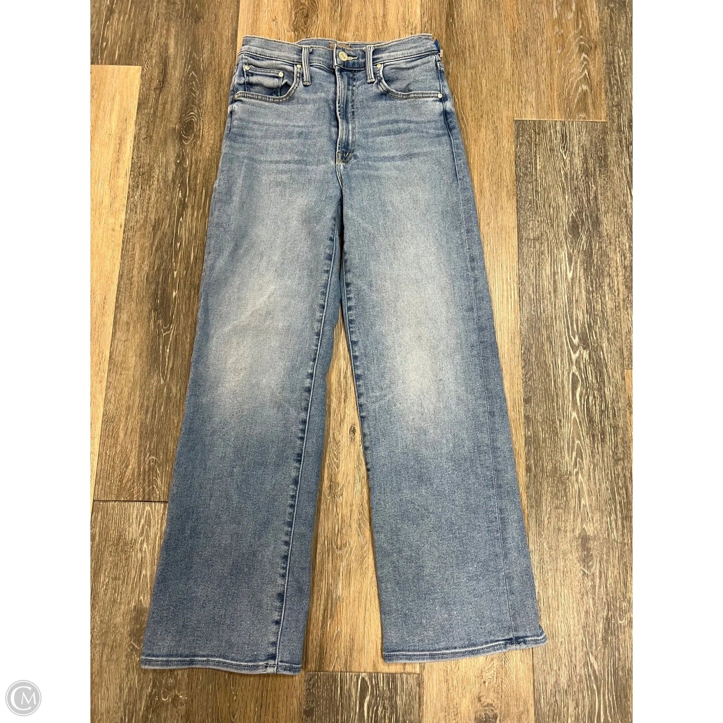 Jeans Wide Leg By Mother In Blue Denim, Size: 00/23
