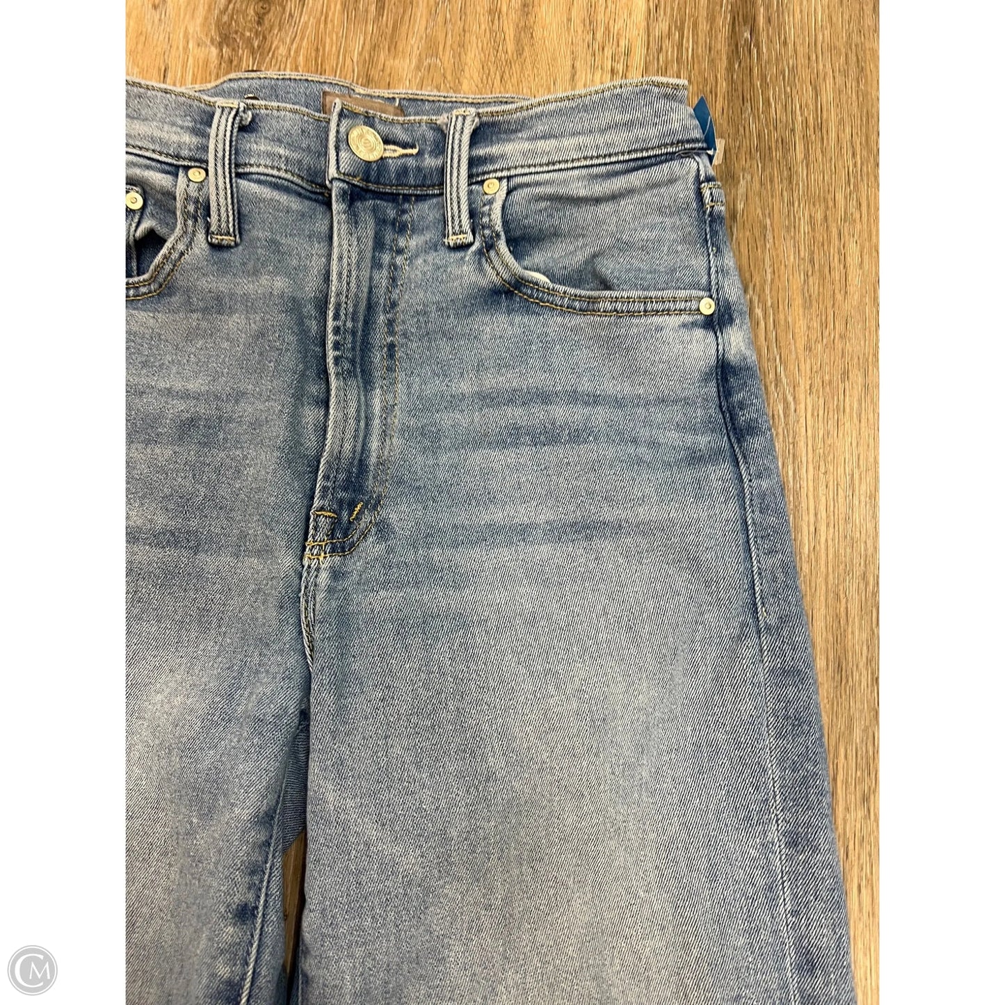 Jeans Wide Leg By Mother In Blue Denim, Size: 00/23